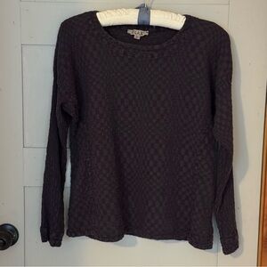 FLAX -Purple top-Size S -86% linen 12% cotton 2% spandex